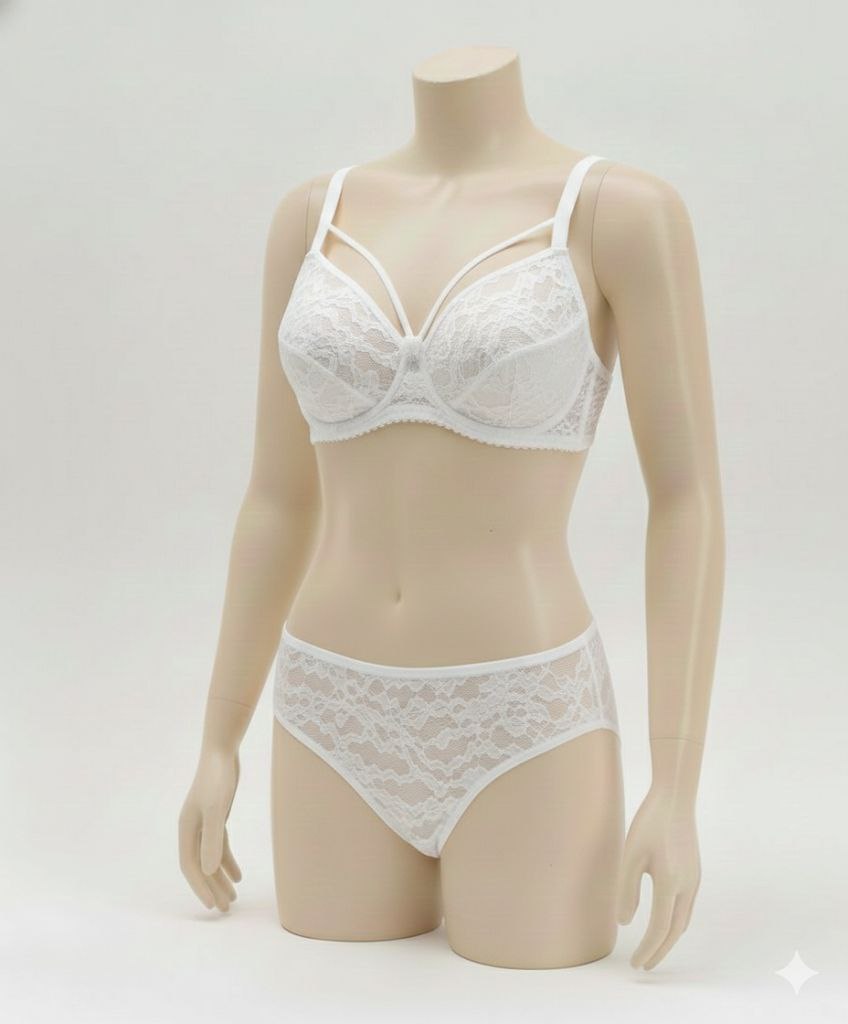 #309 - Unpadded Under-Wired Lace Bra & Panty Set