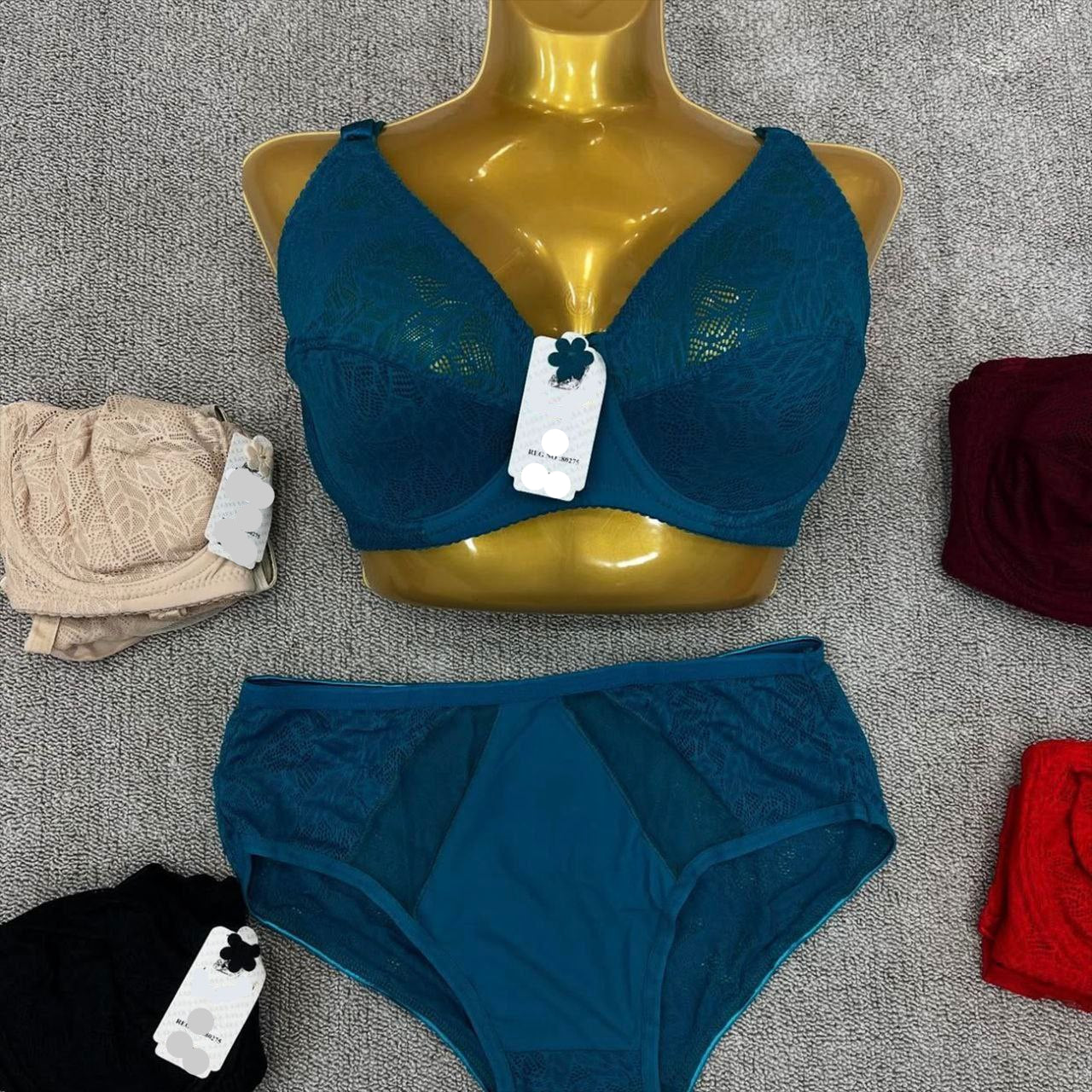 #311 - Lace Under-Wired Soft Cup Lingerie Set