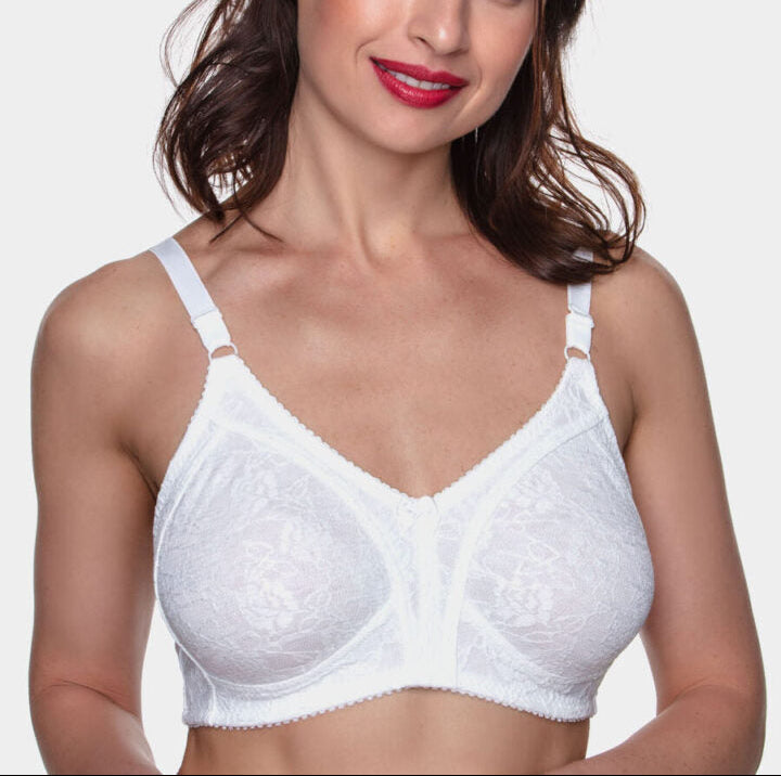 #101 -Lace Minimizer Wire-Free Bra Without Padding