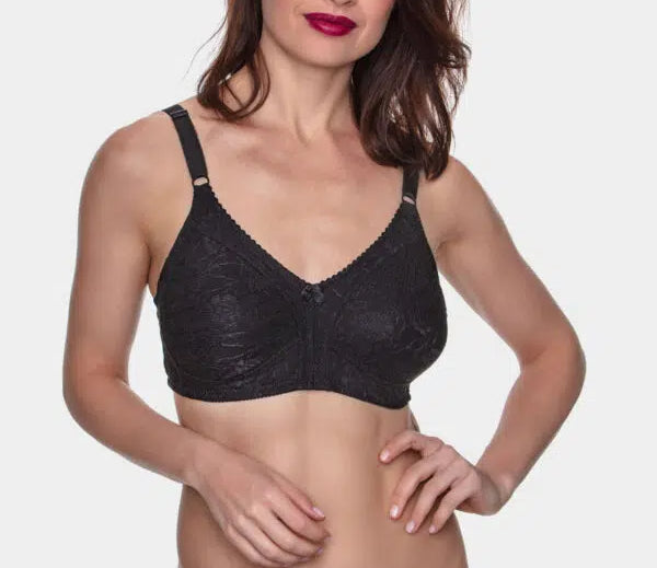 #101 -Lace Minimizer Wire-Free Bra Without Padding