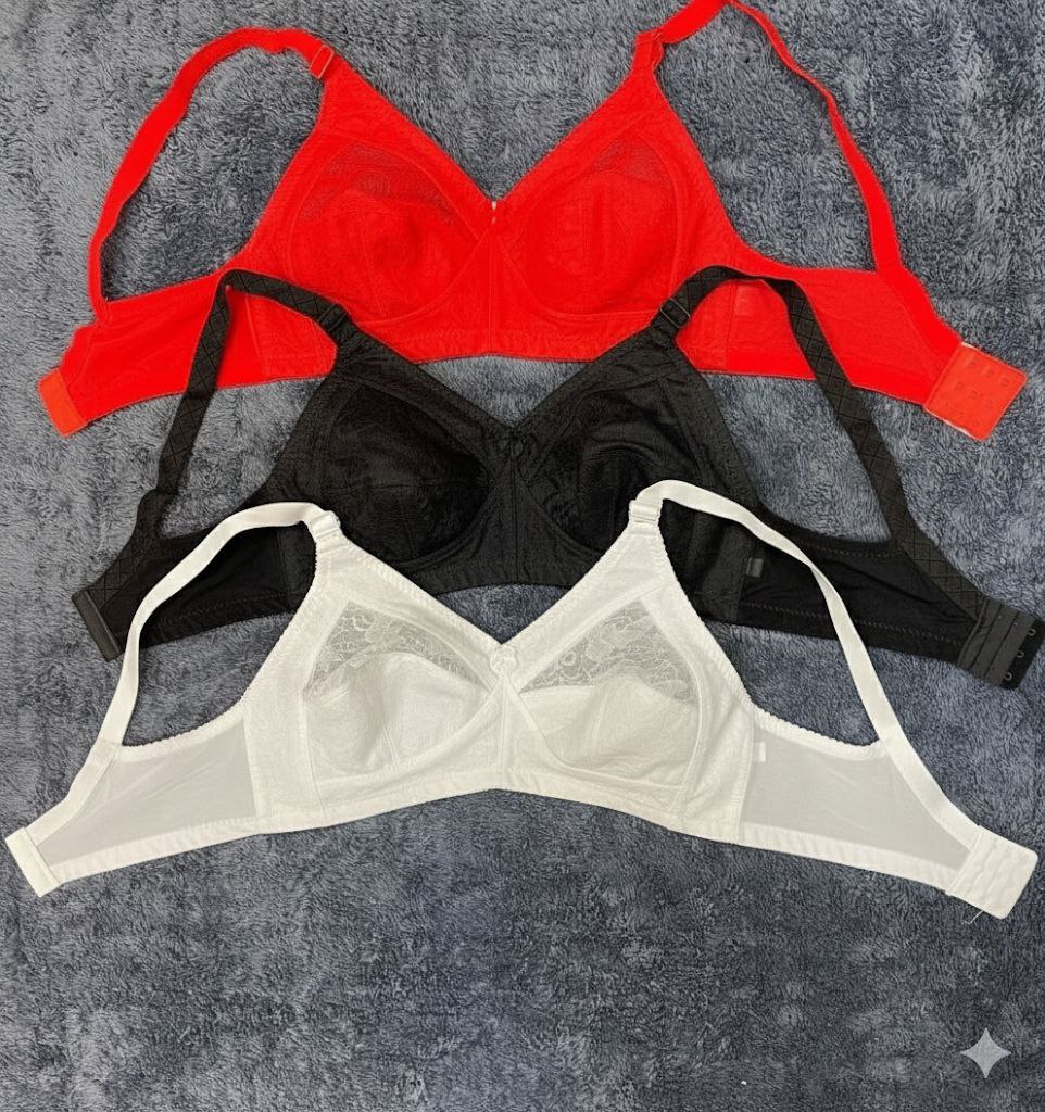 #118 Soft Cup Wire-Free Non-Padded Lace Bra