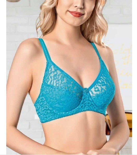 #207 - Underwired Lace Bra with Half Cup Lining