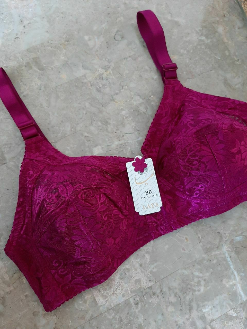 #103 - Petal Design Wire-Free Unpadded Bra