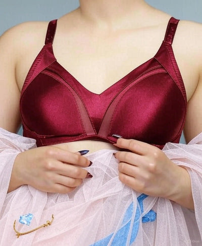 #108 - Wire-Free Seamless Metallic Cup Bra