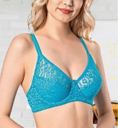 #207 - Underwired Lace Bra with Half Cup Lining