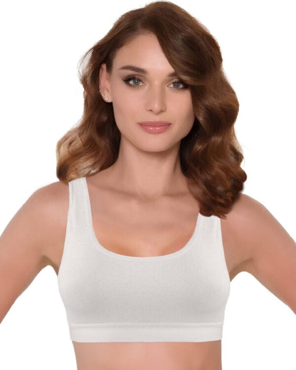 #111 - Crop Top Sport Bralette with Removable Paddings
