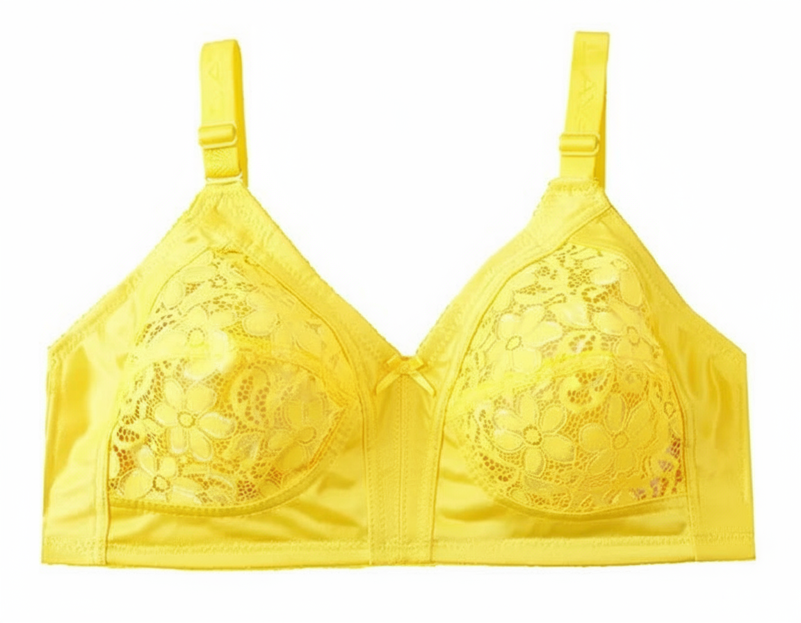 #106 - Comfy Wire-free Lace Cup Bras Without Padding