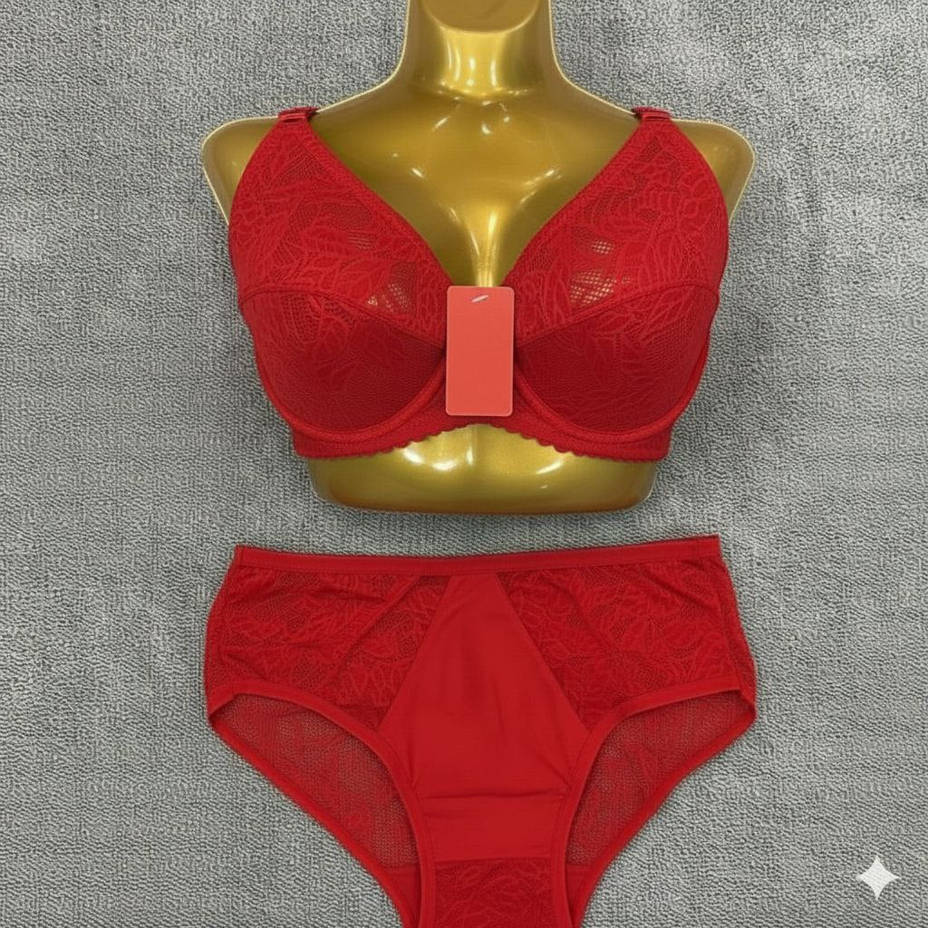 #311 - Lace Under-Wired Soft Cup Lingerie Set