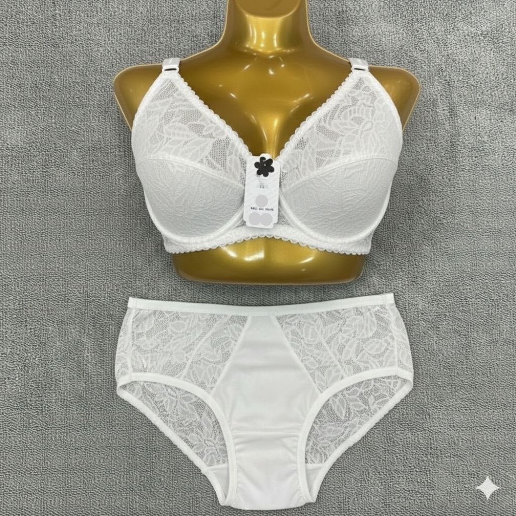 #311 - Lace Under-Wired Soft Cup Lingerie Set