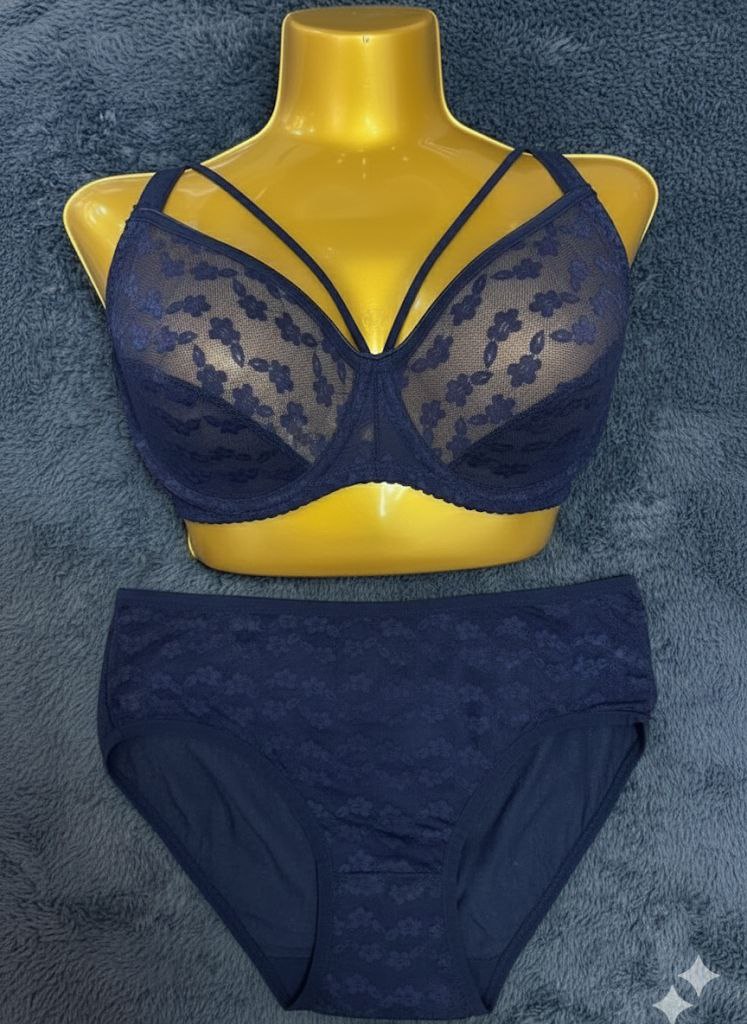 #309 - Unpadded Under-Wired Lace Bra & Panty Set