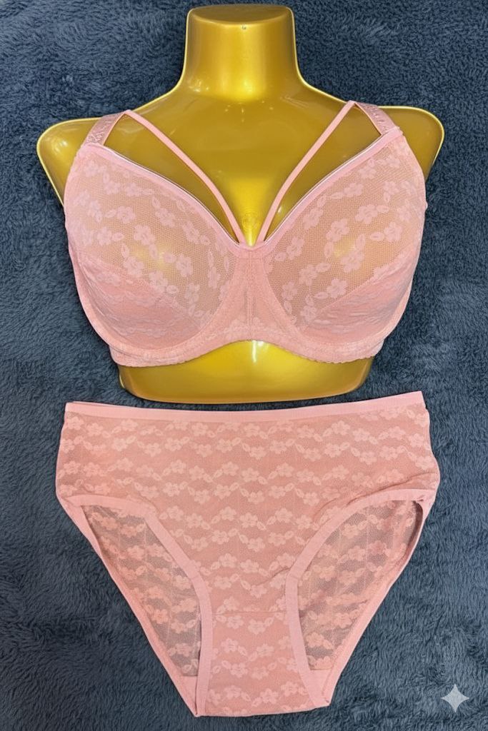 #309 - Unpadded Under-Wired Lace Bra & Panty Set