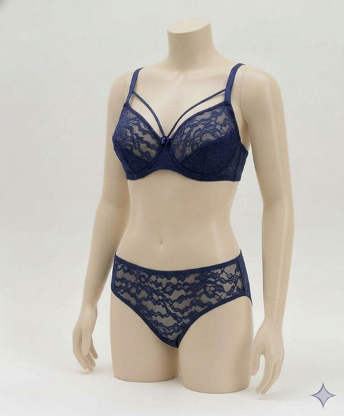 #309 - Unpadded Underwired Lace Bra & Panty Set