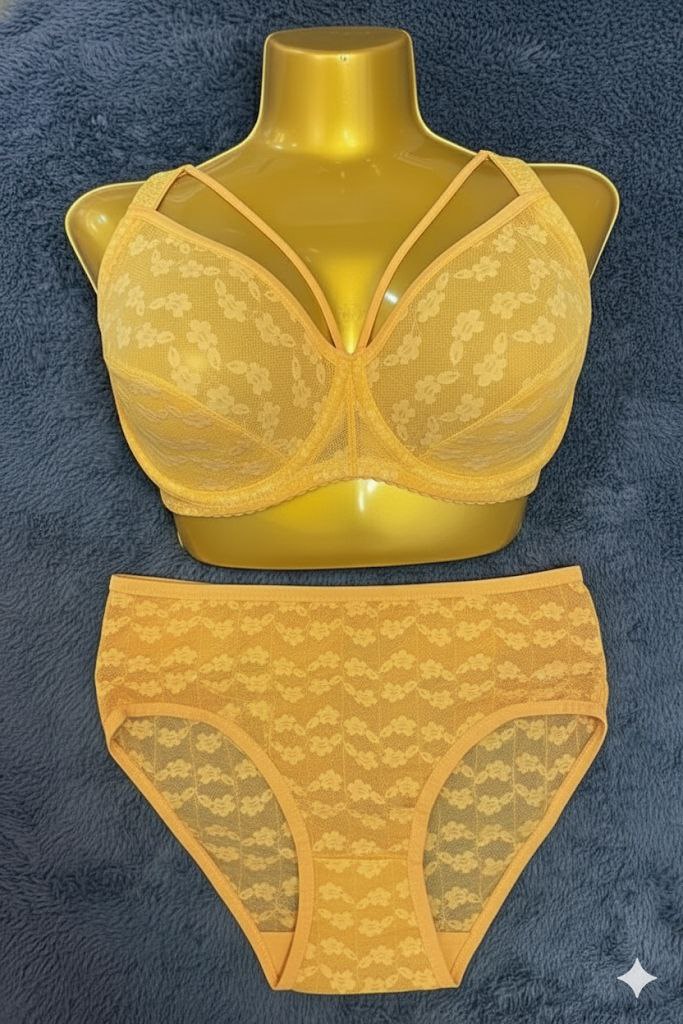 #309 - Unpadded Under-Wired Lace Bra & Panty Set