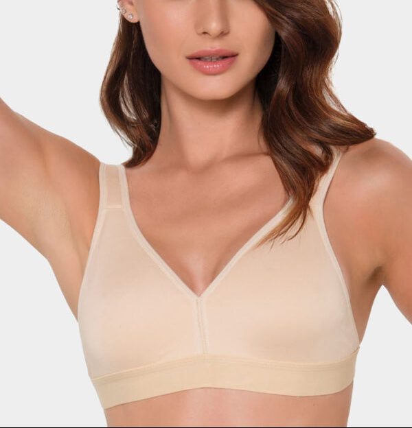 #114-Unpadded Wire-Free Microfabric Sporty Chic Bra