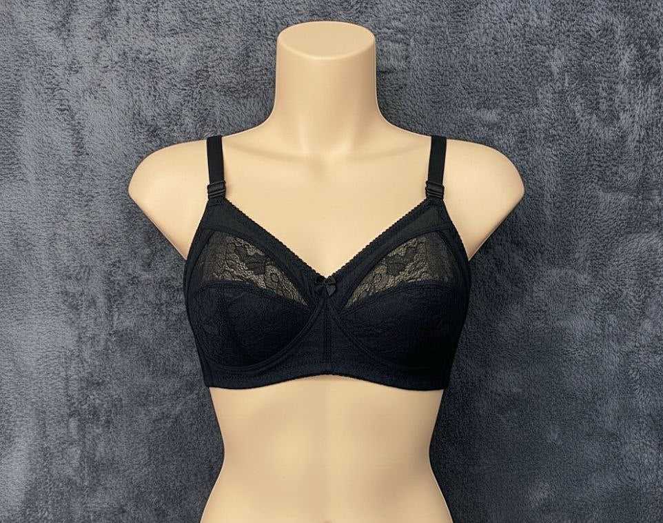 #118  Soft Cup Wire-Free Non-Padded  Lace Bra