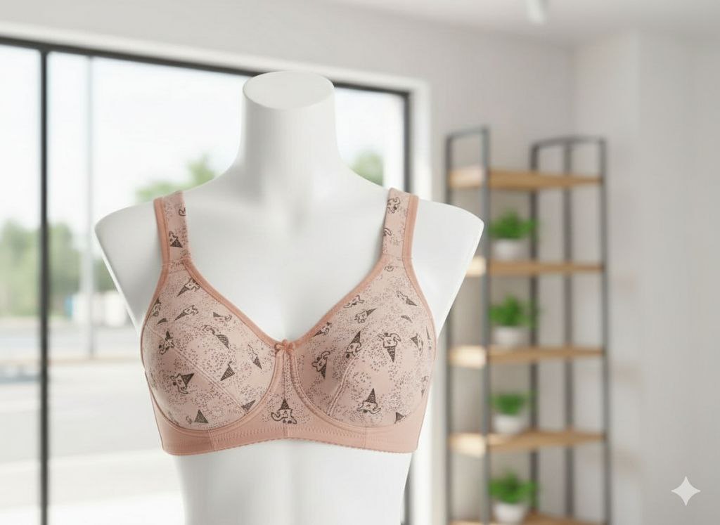 #116 - Cotton Wire-Free Unpadded Full Cup Bra