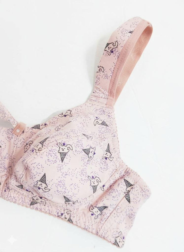 #116 - Cotton Wire-Free Unpadded Full Cup Bra