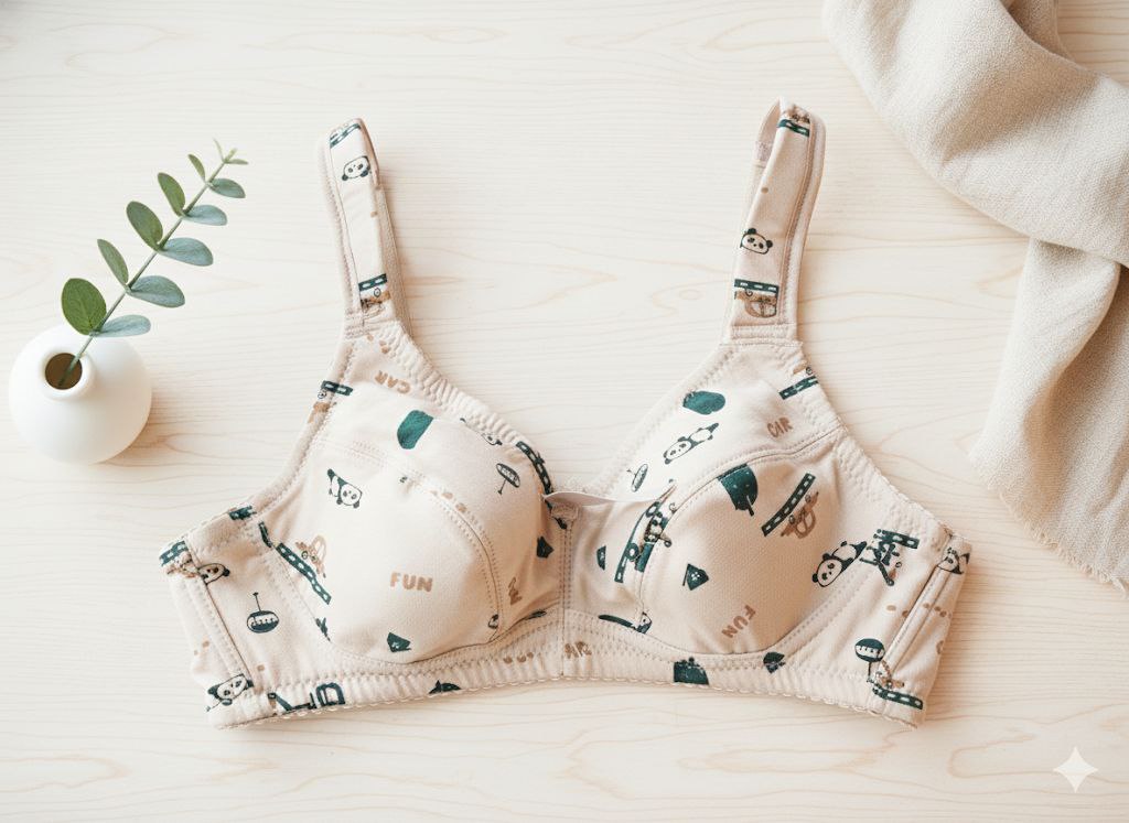 #116 - Cotton Wire-Free Unpadded Full Cup Bra