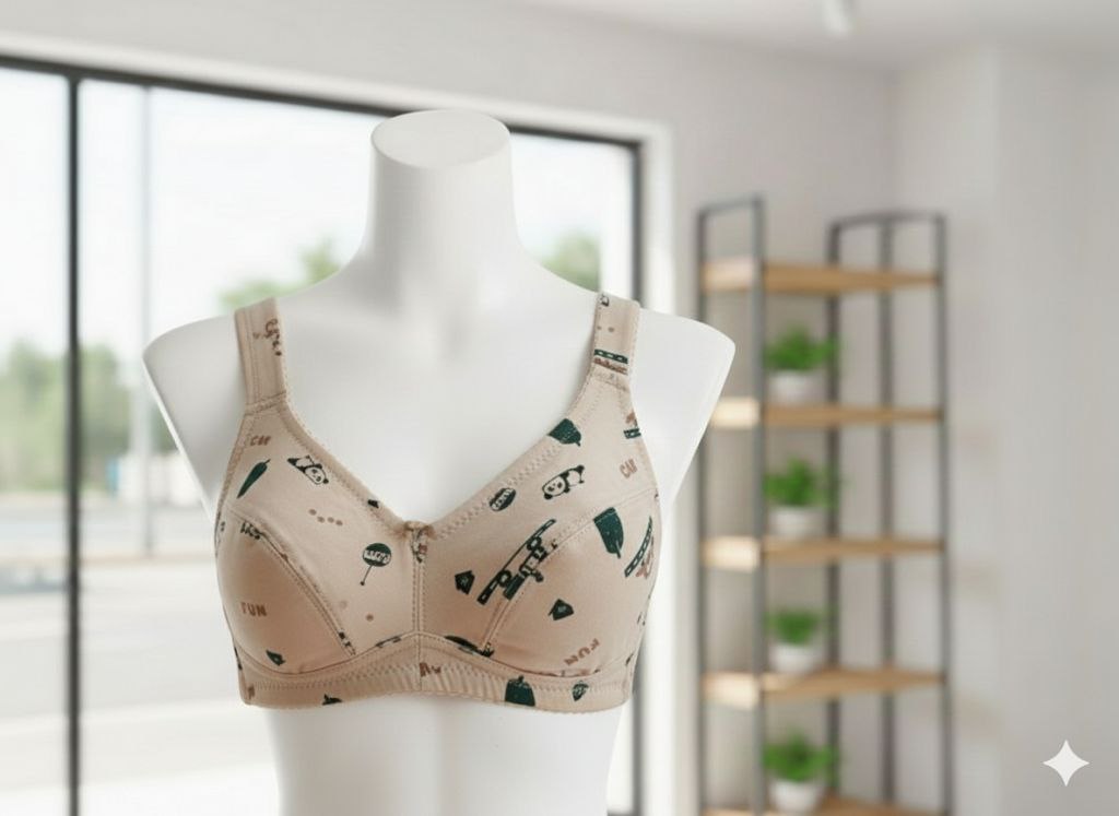 #116 - Cotton Wire-Free Unpadded Full Cup Bra