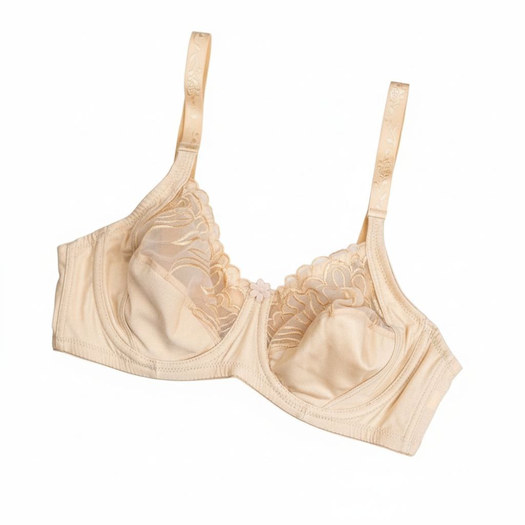 #218 -Premium Perlon Underwired Unpadded Lace Bra