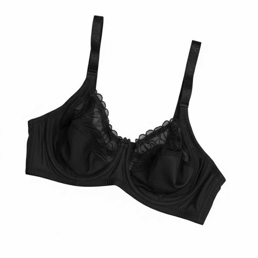 #218 -Premium Perlon Underwired Unpadded Lace Bra