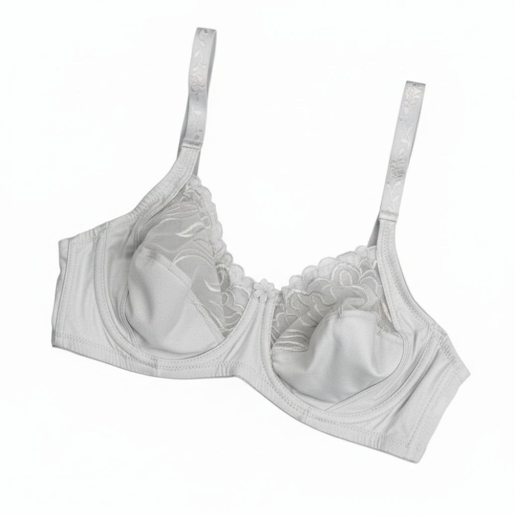 #218 -Premium Perlon Underwired Unpadded Lace Bra