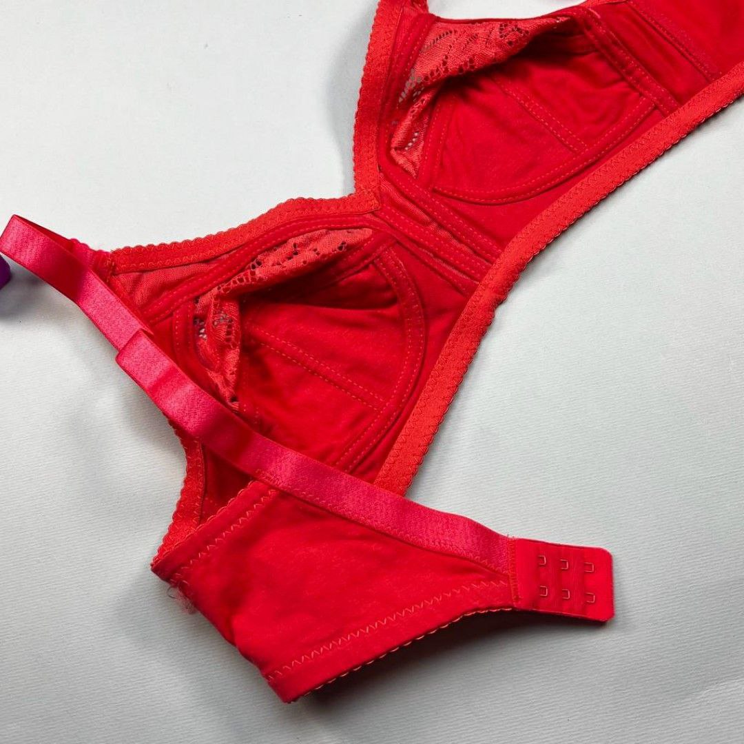 #122 - Premium cotton Lace Cup Wire-Free Non-Padded Bra