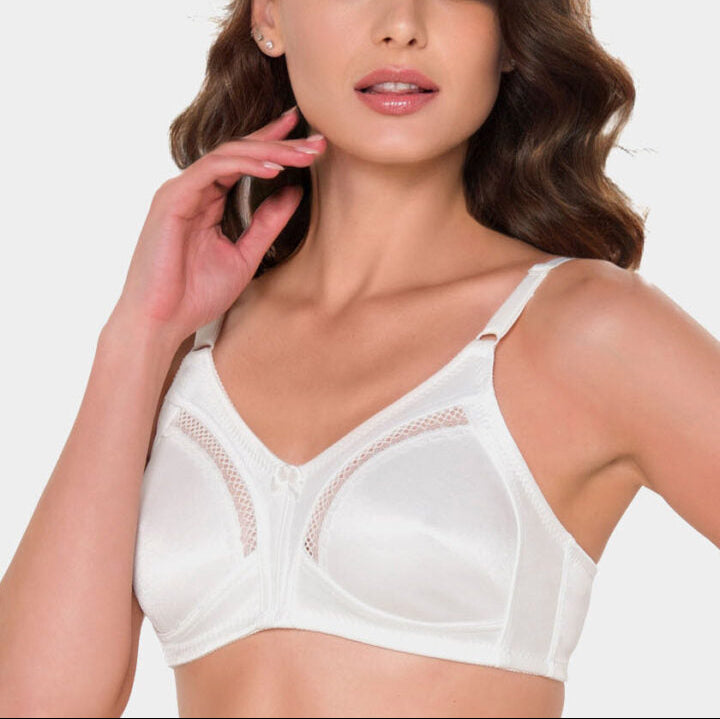 #110 - Satin Minimizer Bra Wire-free Without Padding