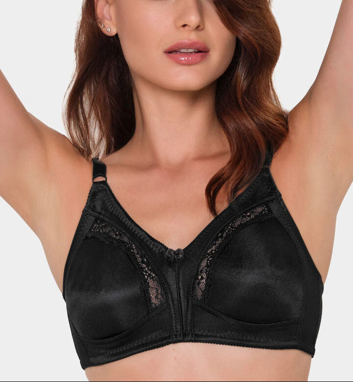 #110 - Satin Minimizer Bra Wire-free Without Padding