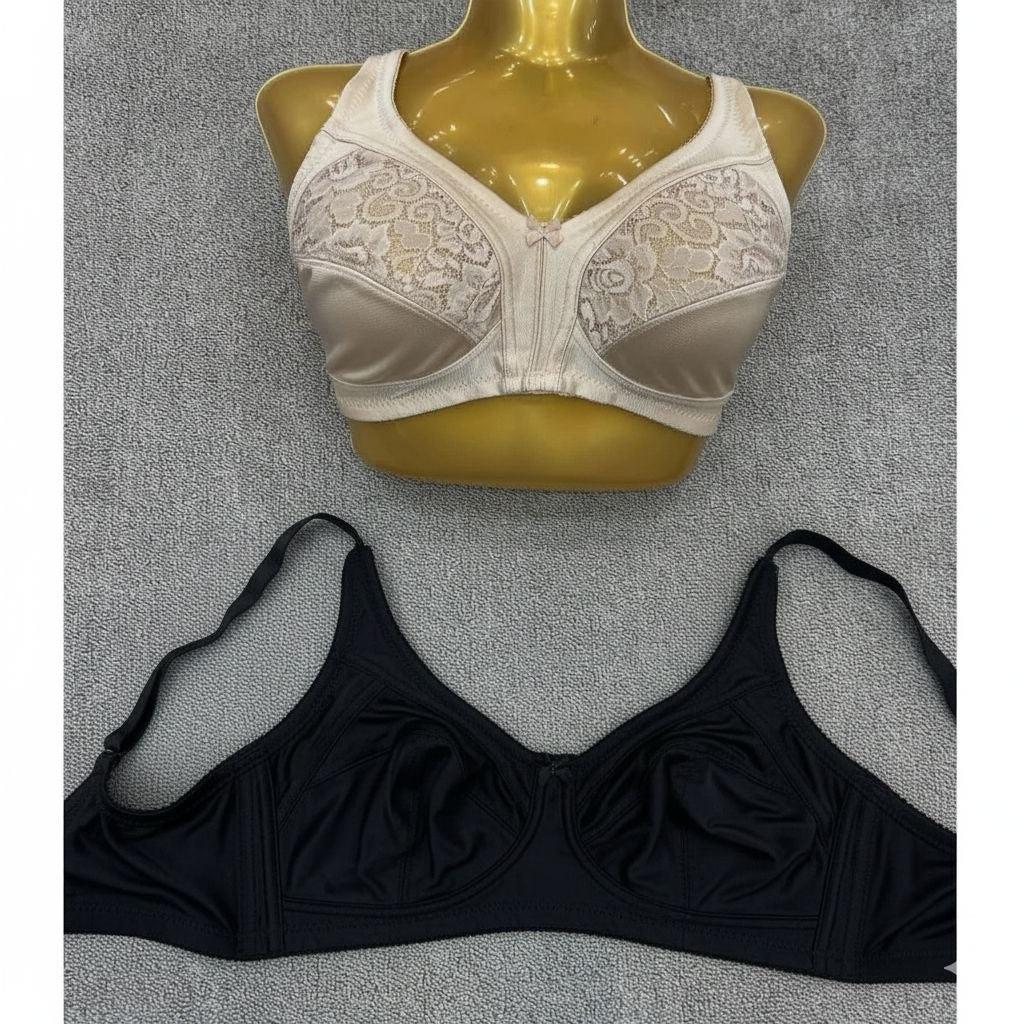 #119 - Soft Cup Wire-Free Nonpadded Lace Bra