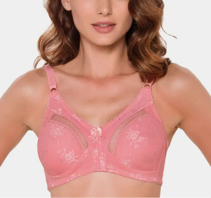 # 104 - Cherry Minimizer Bra Wire-free Full Coverage Unpadded