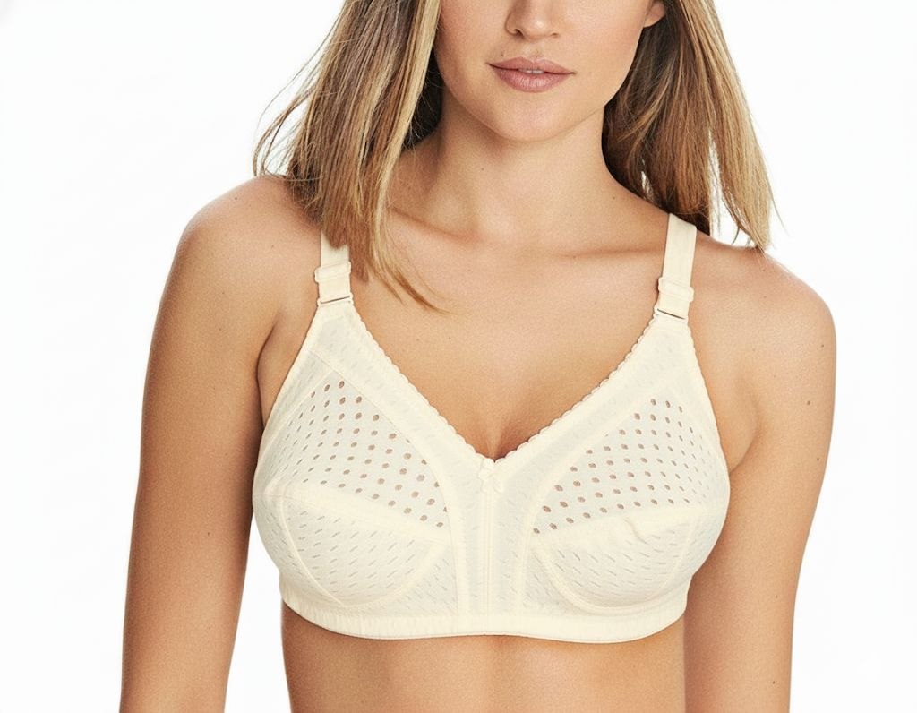 #121 - Cotton Wire-Free Unpadded Full Cup Comfort Bra