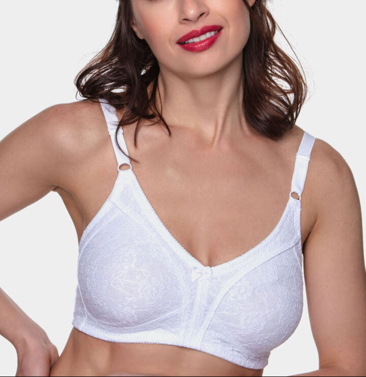 #101 -Lace Minimizer Wire-Free Bra Without Padding