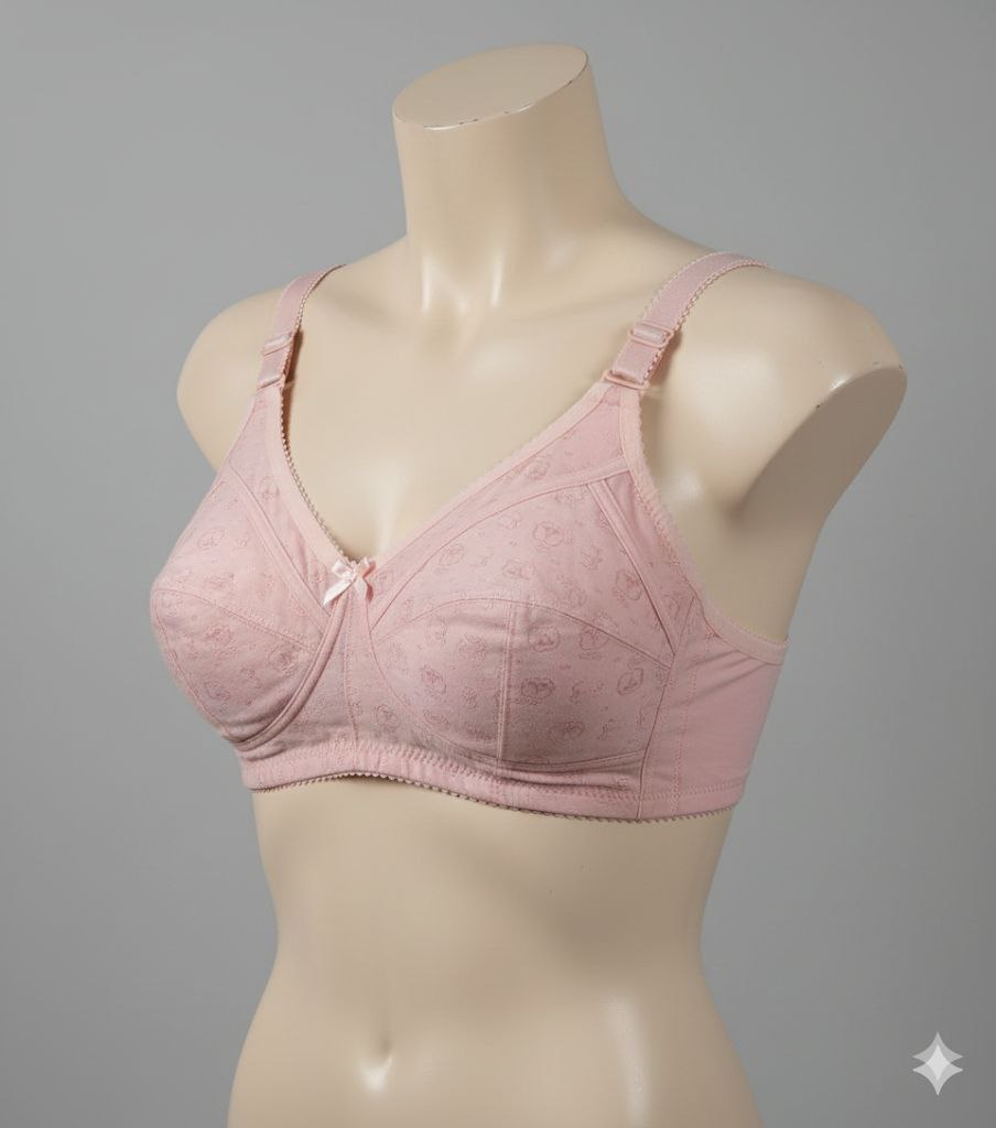 #125 - Durable Wireless Unpadded Full Coverage Soft Cup Bra