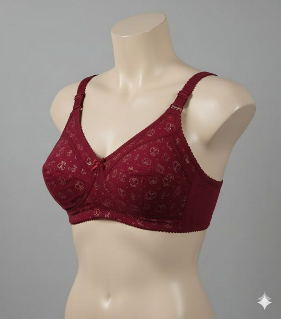 #125 - Durable Wireless Unpadded Full Coverage Soft Cup Bra