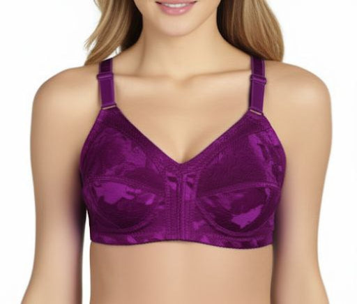 #103 - Petal Design Wire-Free Unpadded Bra