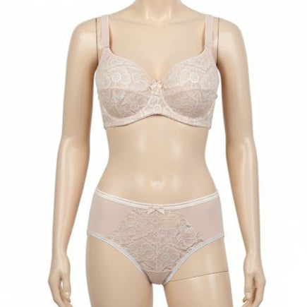 #305 - Underwired, Unlined, Unpadded  Passion Lace Bra & Panties Set